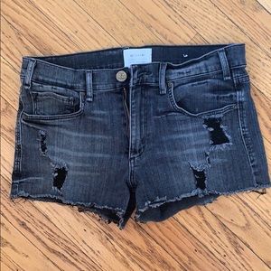 McGuire distressed denim shorts 26